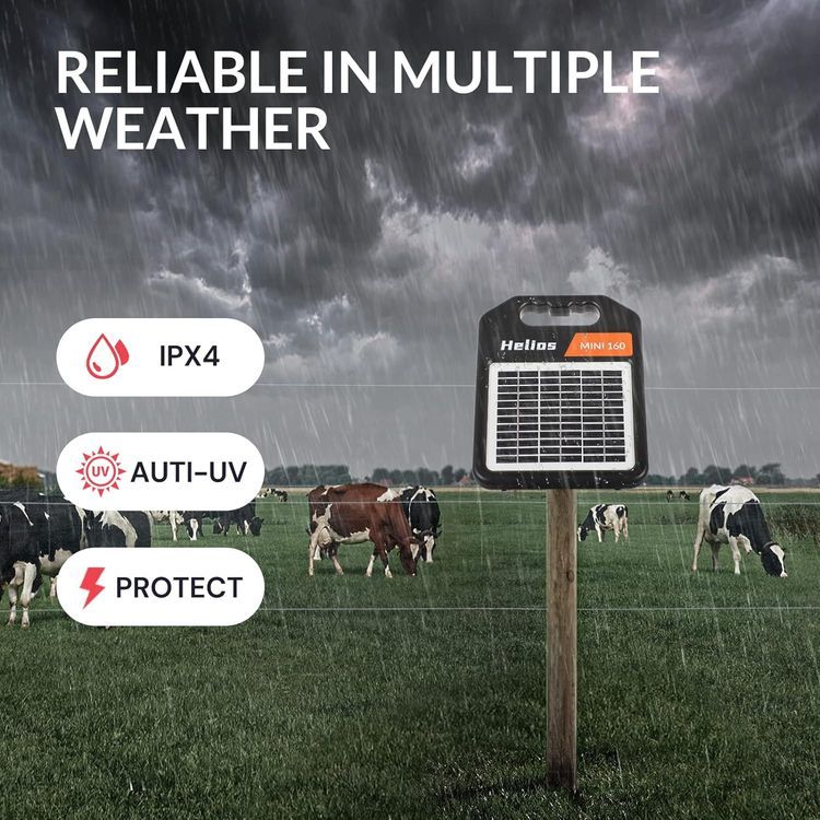 No. 1 - Andmon 10 Miles Solar Electric Fence Charger - 2