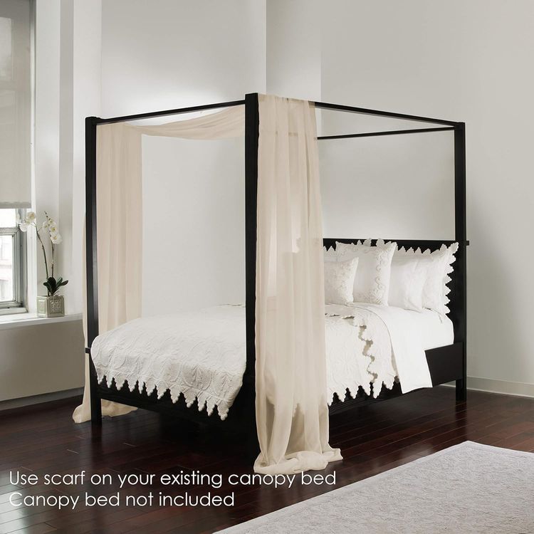 No. 9 - ROYALE LINENS Bed Canopy Scarf - 2