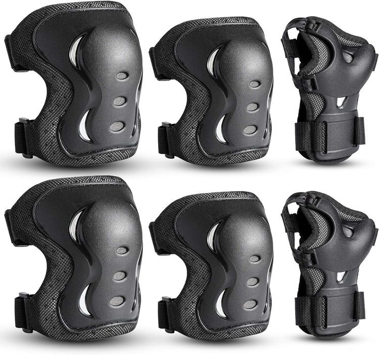 No. 10 - Kids/Youth/Adult Knee Pads Elbow Pads with Wrist Guards Protective Gear Set - 1