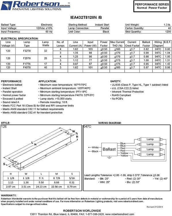 No. 2 - Robertson Worldwide eBallast - 4