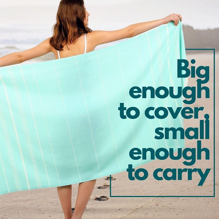 No. 2 - PAMUKLU Cotton Oversized Beach Towel - 2
