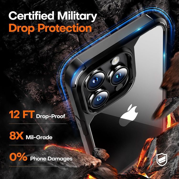 No. 2 - TAURI 5 in 1 for iPhone 15 Pro Case - 4