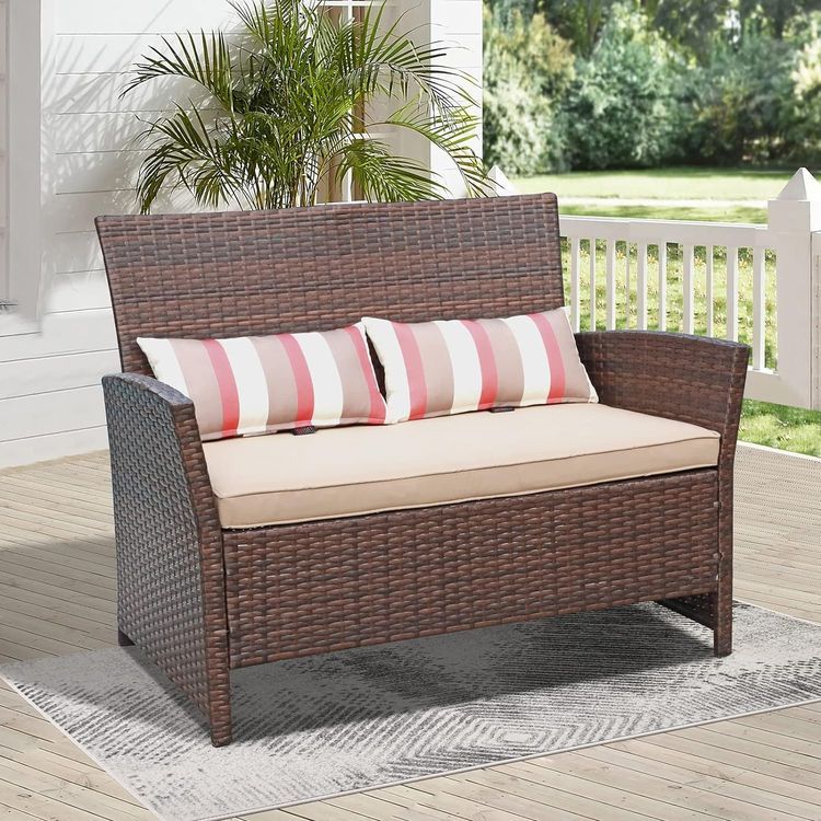 No. 9 - SUNSITT Wicker Patio Loveseat - 2