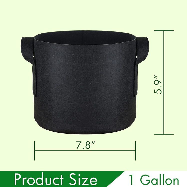 No. 4 - PHYEX 1 Gallon Fabric Grow Bags - 2