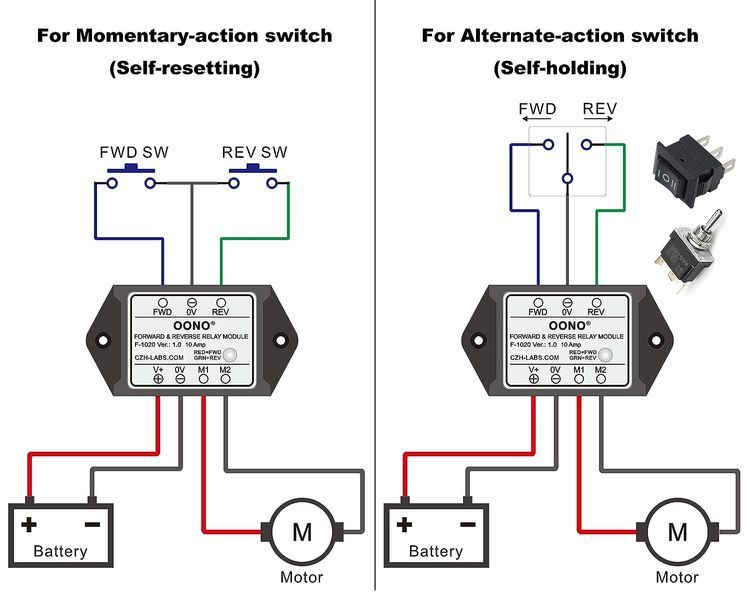 No. 5 - OONO Reversing Relay Module - 2