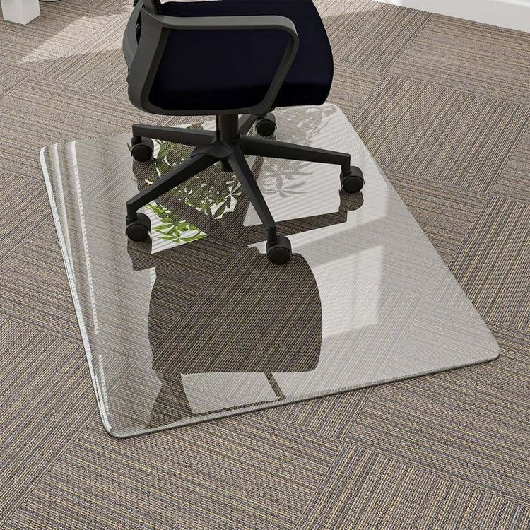 No. 6 - BEAUTYPEAK Tempered Glass Office Chair Mat - 2