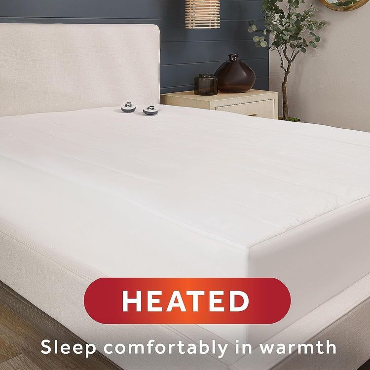 No. 1 - Sunbeam Restful Quilted Electric Heated Mattress Pad - 2