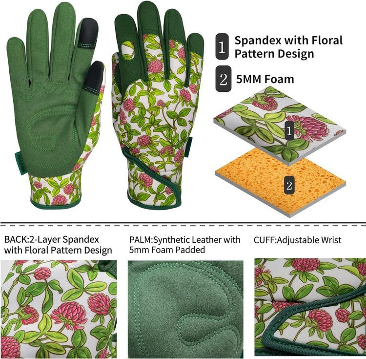 No. 6 - MSUPSAV Thorn Proof&Puncture Resistant Gardening Gloves with Grip - 2