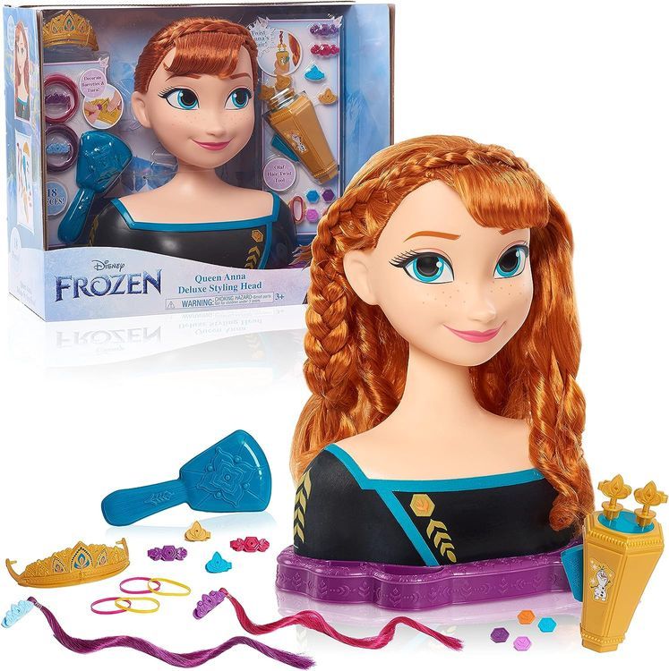 No. 3 - Disney’s Frozen 2 Queen Anna Styling Head - 1