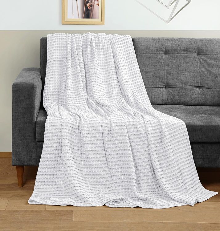 No. 8 - Utopia Bedding Cotton Waffle Blanket - 4