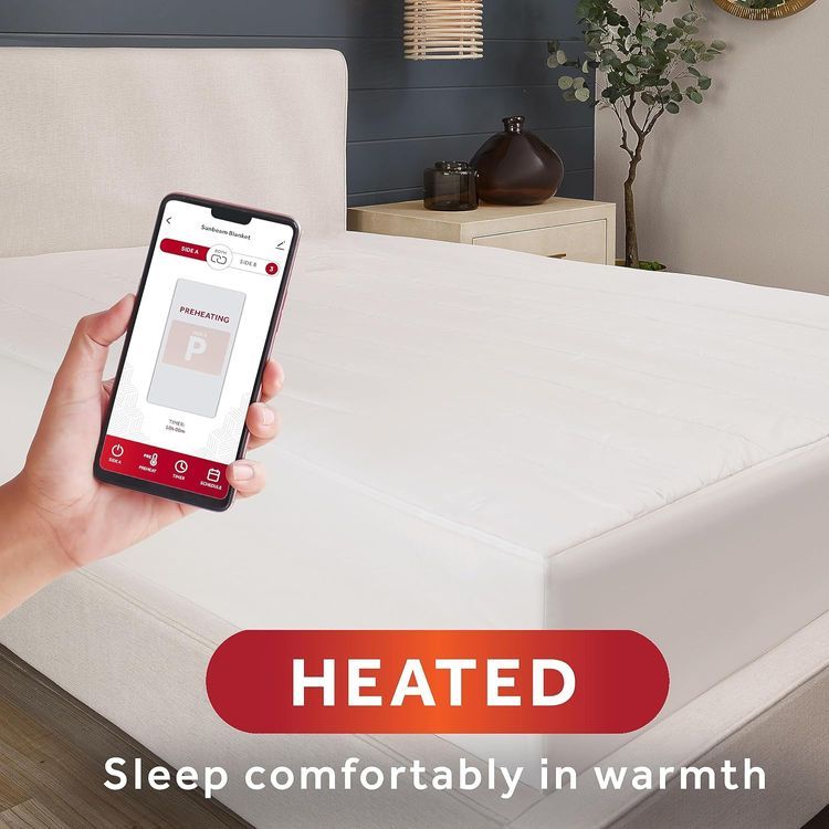 No. 6 - Sunbeam Electric Heated Mattress Pad - 2