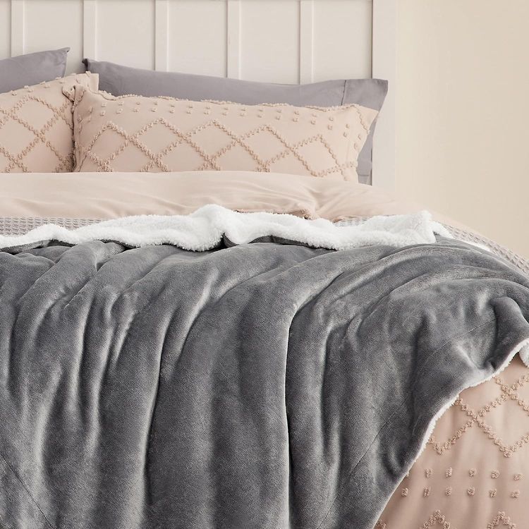 No. 2 - Bedsure Sherpa Fleece Queen Size Blankets - 4