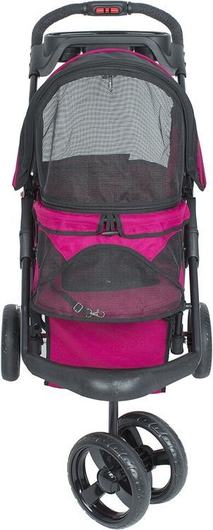 No. 10 - PETIQUE Razzberry Pet Stroller - 2