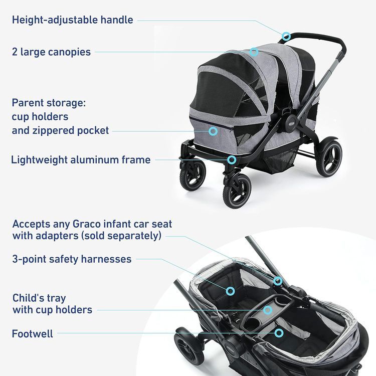 No. 10 - Graco Modes Adventure Stroller Wagon - 5