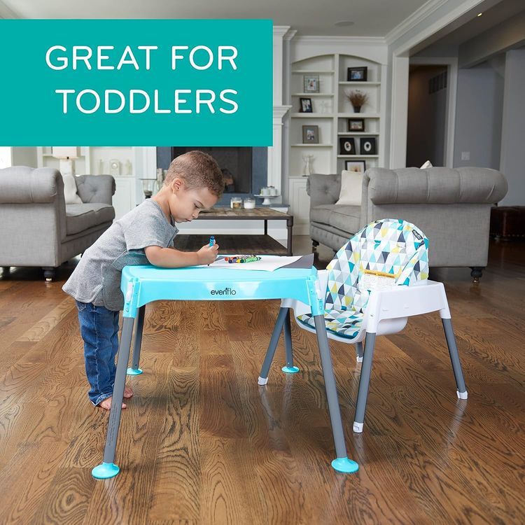 No. 3 - Evenflo 4-in-1 Eat & Grow Convertible High Chair - 5