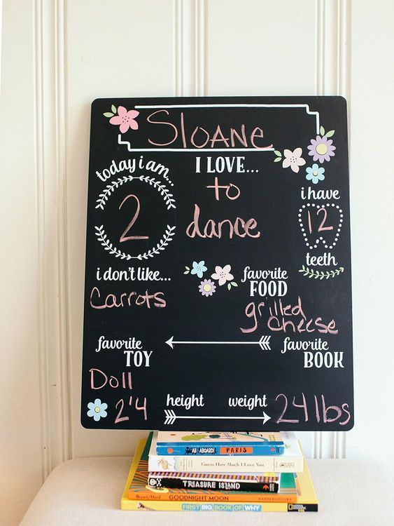 No. 2 - Pearhead Baby's Photo Sharing Chalkboard - 5