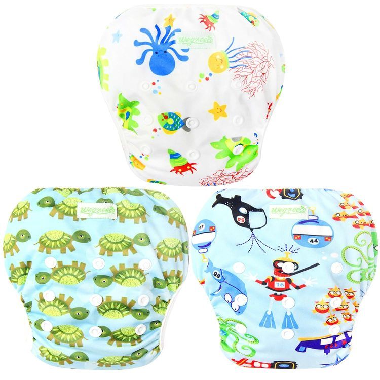 No. 4 - Wegreeco Baby & Toddler Snap Swim Diaper - 1