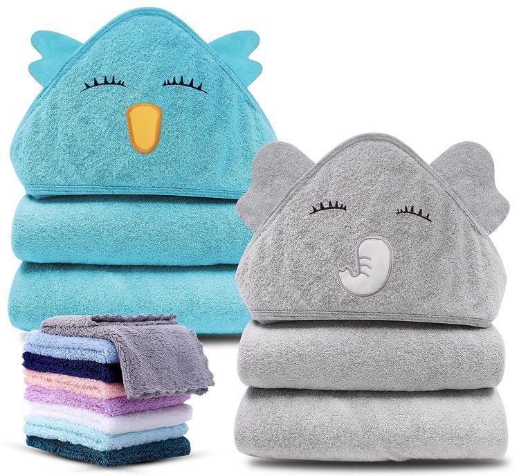 No. 10 - Cute Castle Baby Hooded Towels - 1