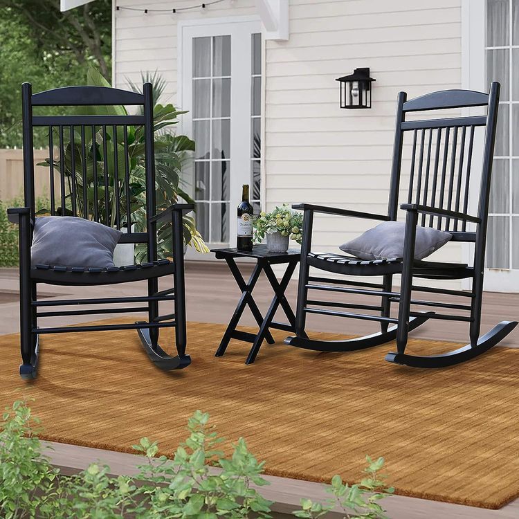 No. 7 - MUPATER Outdoor Rocking Chair Set - 3