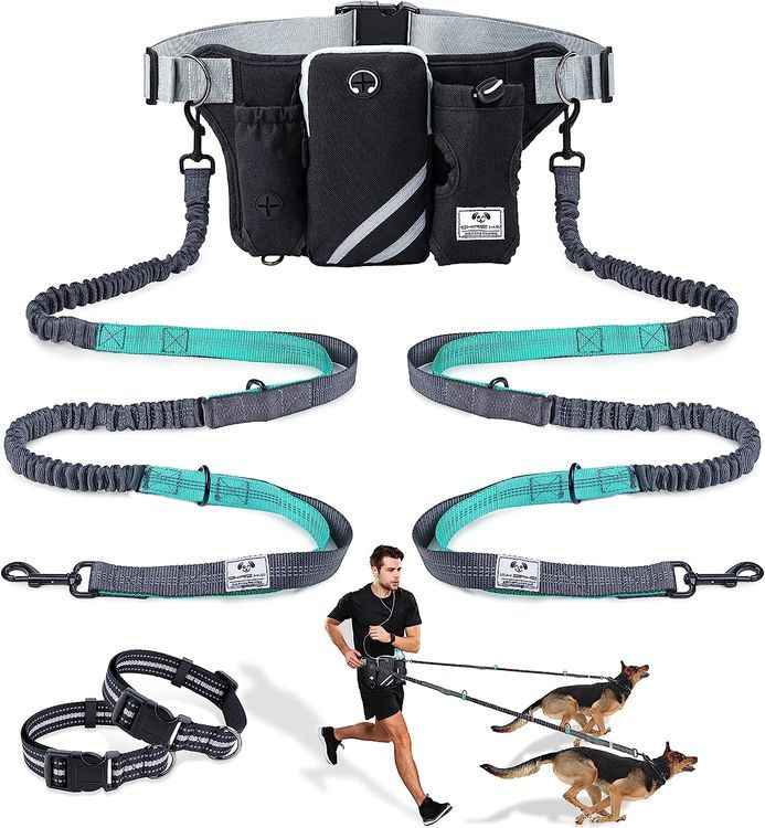 No. 8 - SHINE HAI Retractable Hands Free Dog Leash - 1