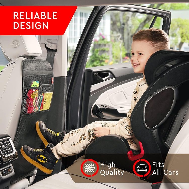 No. 7 - Helteko Back Seat Protector for Car - 2