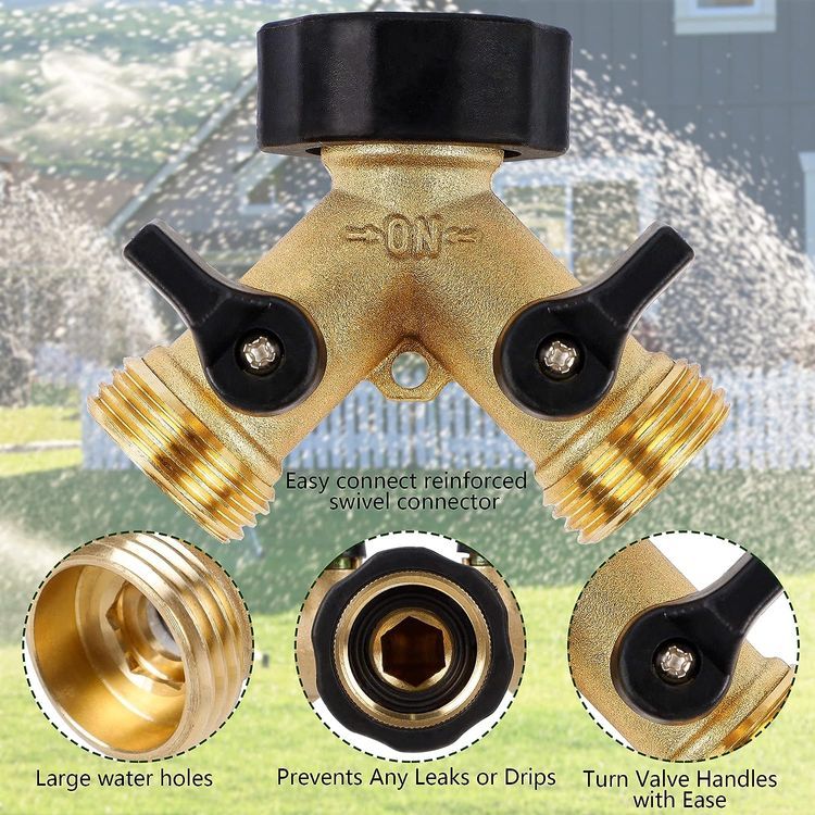 No. 6 - Biswing Garden Hose Splitter 2 Way - 3