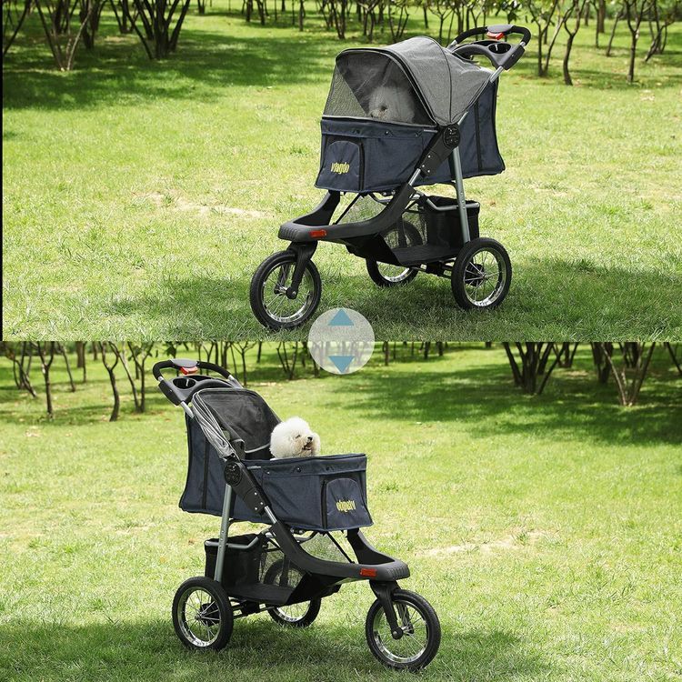 No. 3 - VIAGDO Premium Heavy Duty Pet Stroller - 2