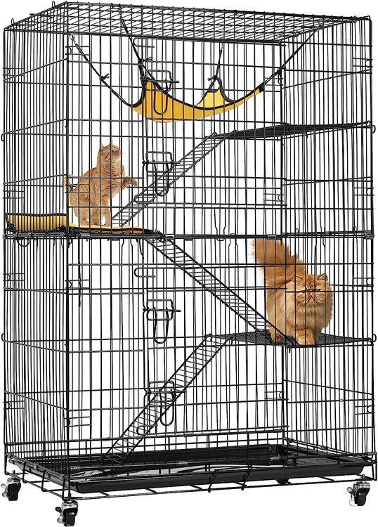 No. 5 - VIVOHOME Foldable Cat Cage - 1