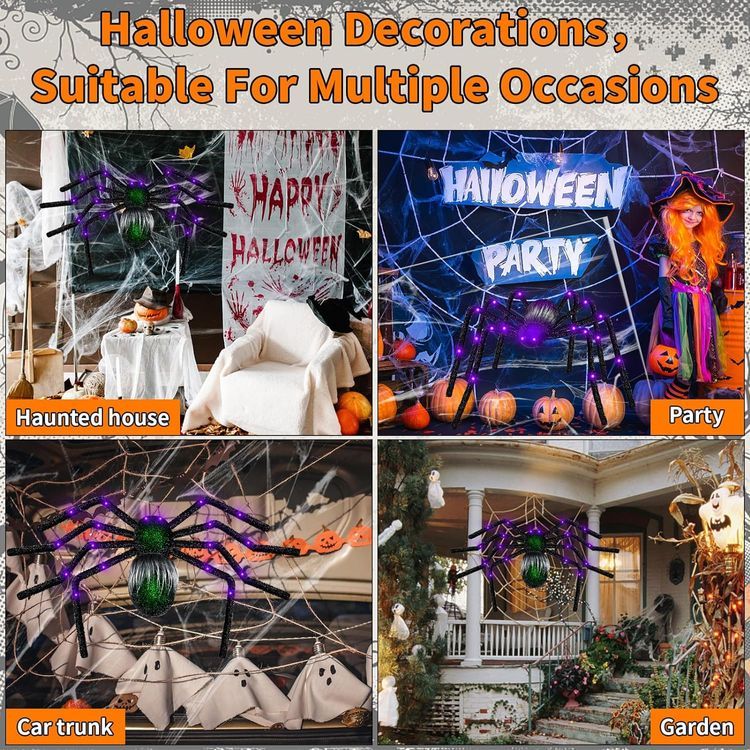 No. 3 - Halloween Spider Decorations - 5