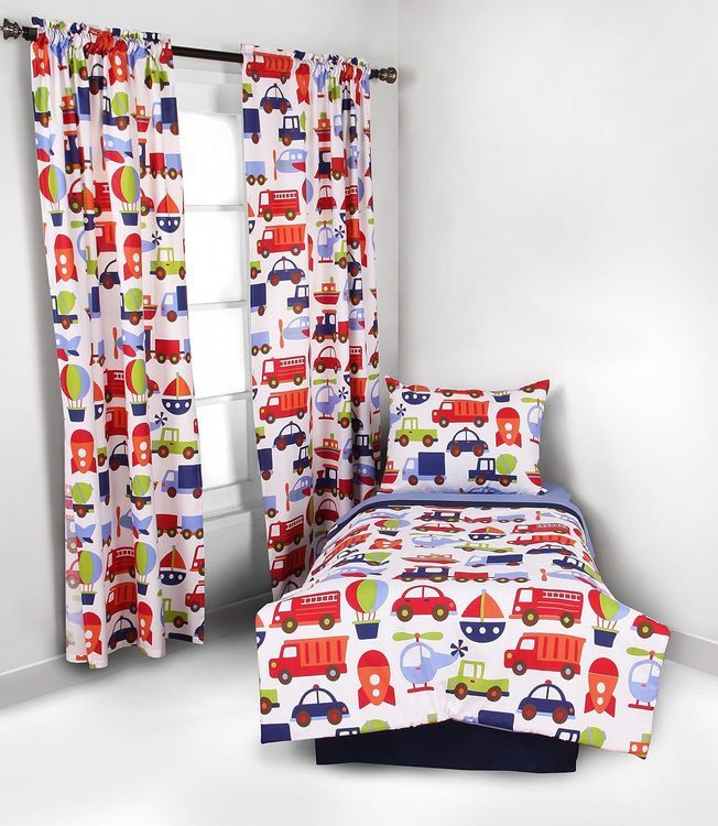 No. 6 - Bacati 4-Piece Toddler Bedding Set - 3