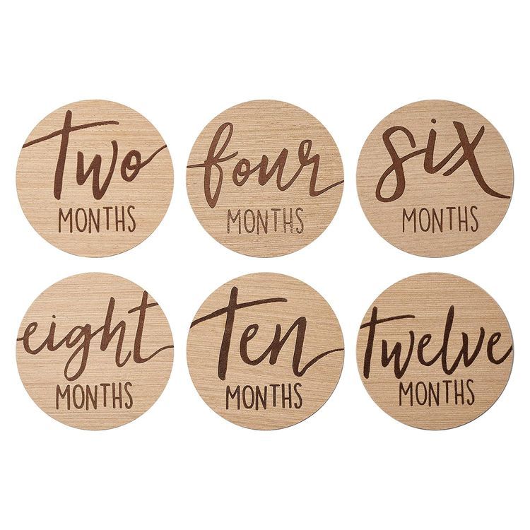 No. 10 - Kate & Milo Baby Monthly Milestone Marker Discs - 2