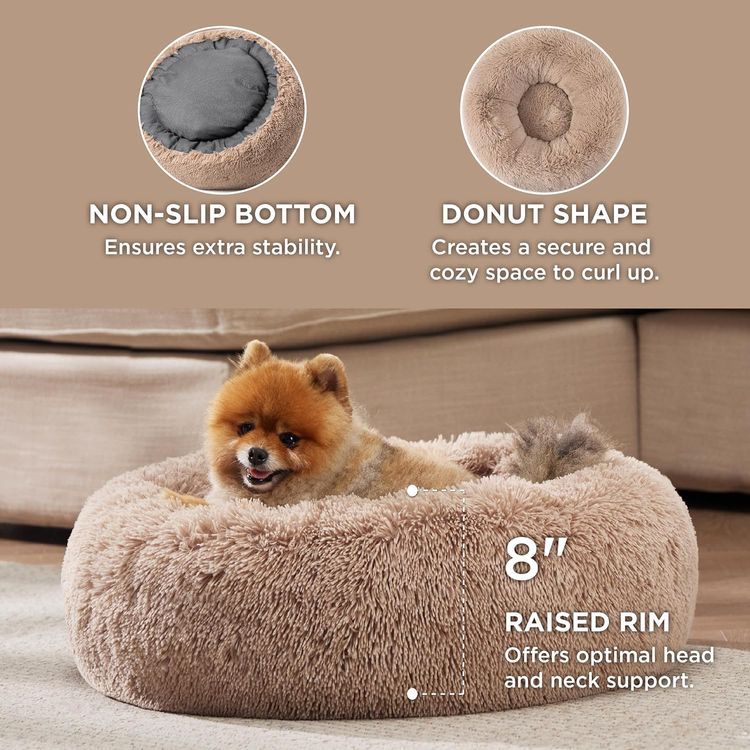 No. 8 - Bedsure Calming Dog Bed - 3