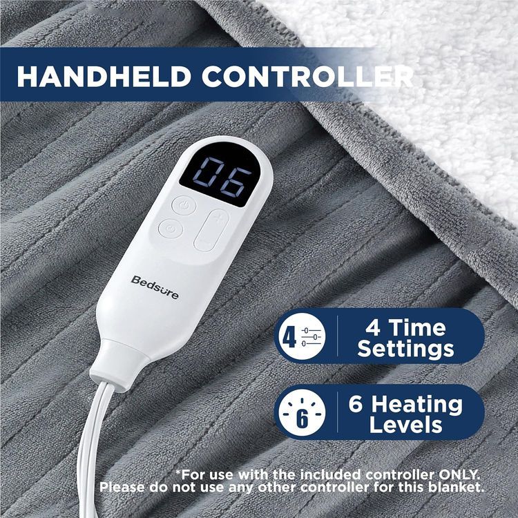 No. 7 - Bedsure Heated Blanket Electric Throw - 4