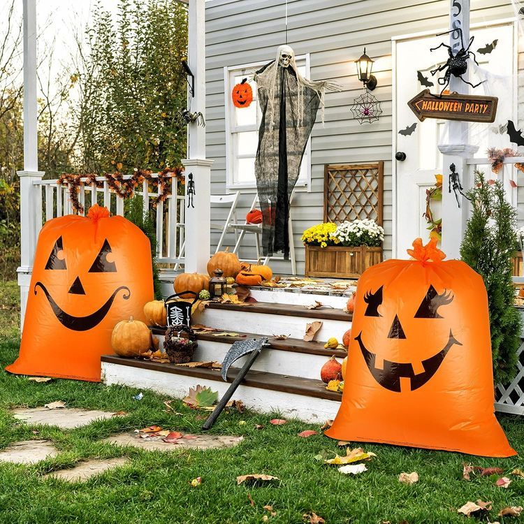 No. 8 - POPGIFTU Halloween Lawn Leaf Bags - 5