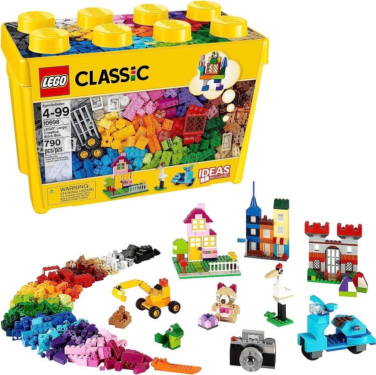 No. 8 - LEGO Classic Large Creative Brick Box 10698 Building Toy Set - 1