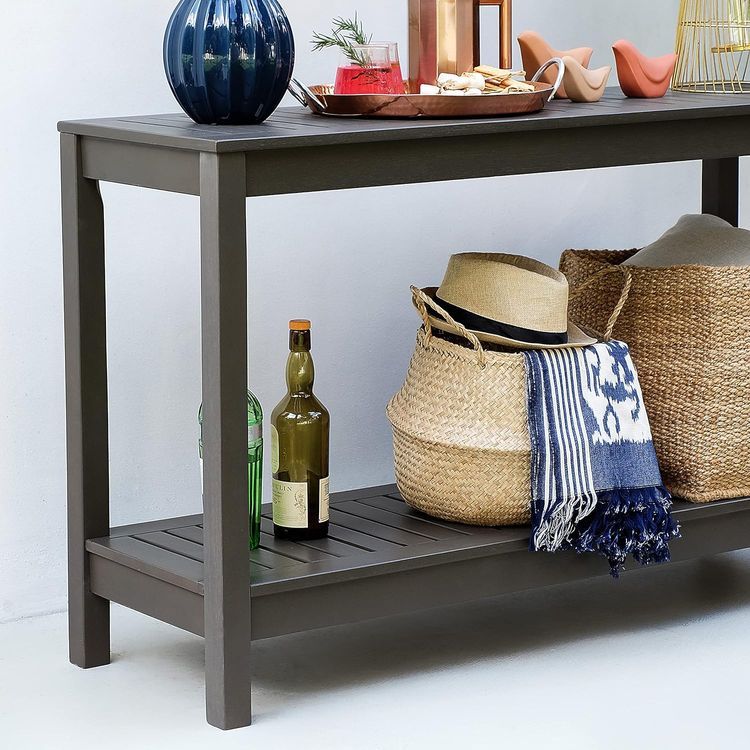 No. 9 - Cambridge Casual Westlake Wooden Bar Console Table - 3