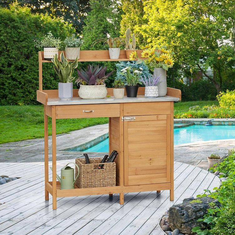 No. 8 - Yaheetech Potting Bench - 5