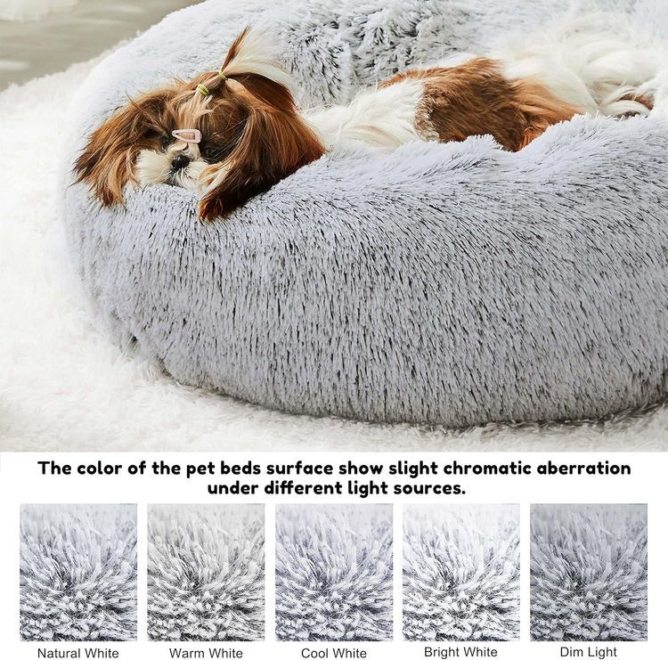 No. 4 - Western Home Faux Fur Original Calming Dog & Cat Bed - 3