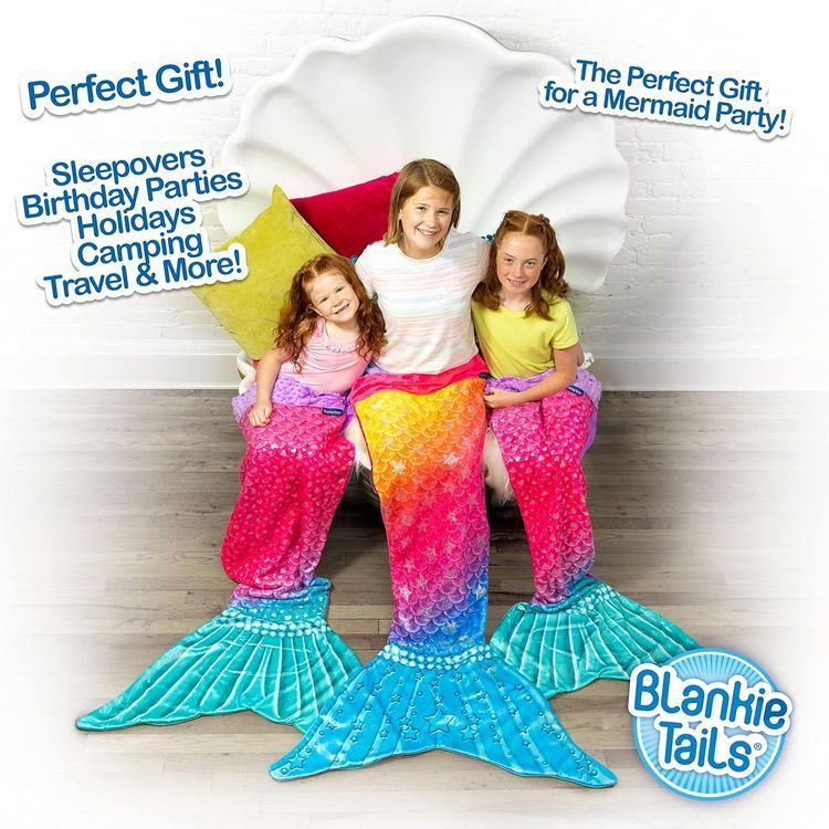 No. 9 - Double Sided Mermaid Tail Blanket - 5