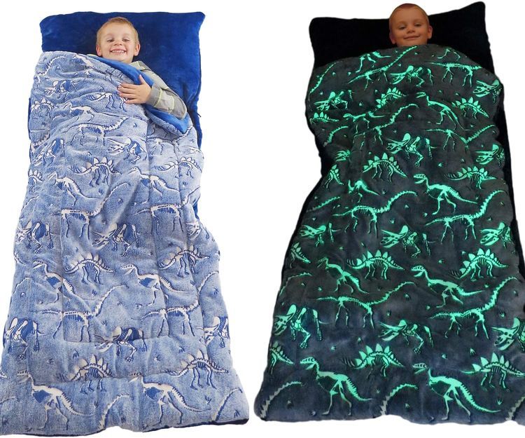 No. 8 - Kids Glow in The Dark Dinosaur Slumber Bag - 5