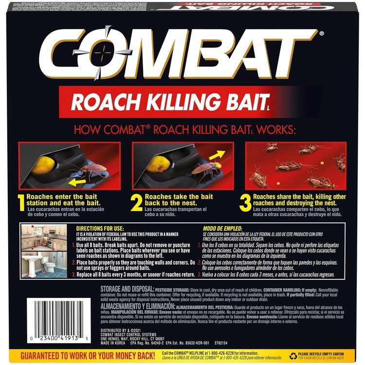 No. 3 - Combat Roach Killing Bait - 3