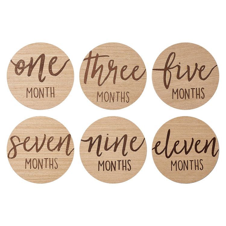 No. 10 - Kate & Milo Baby Monthly Milestone Marker Discs - 3