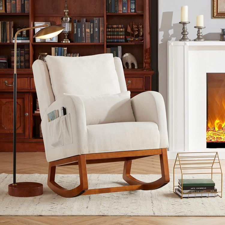 No. 10 - Iroomy Modern Accent Rocking Chair - 1