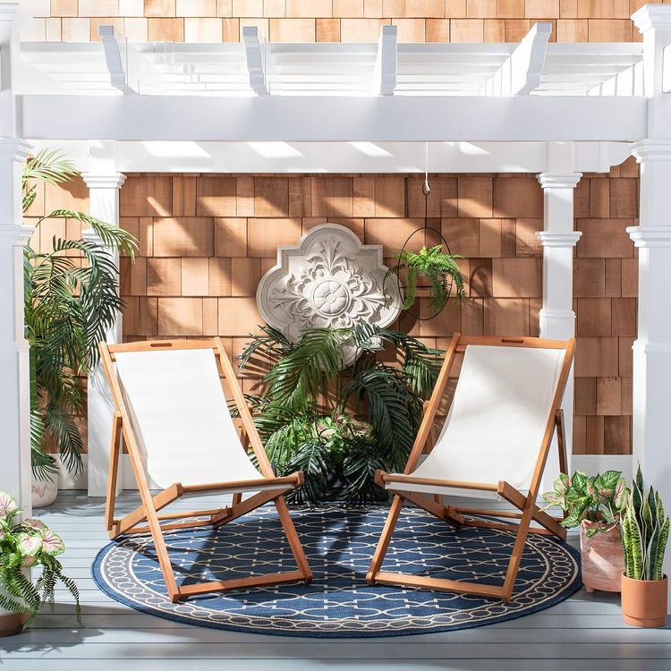 No. 5 - Safavieh Outdoor Loren Sling Chair - 1