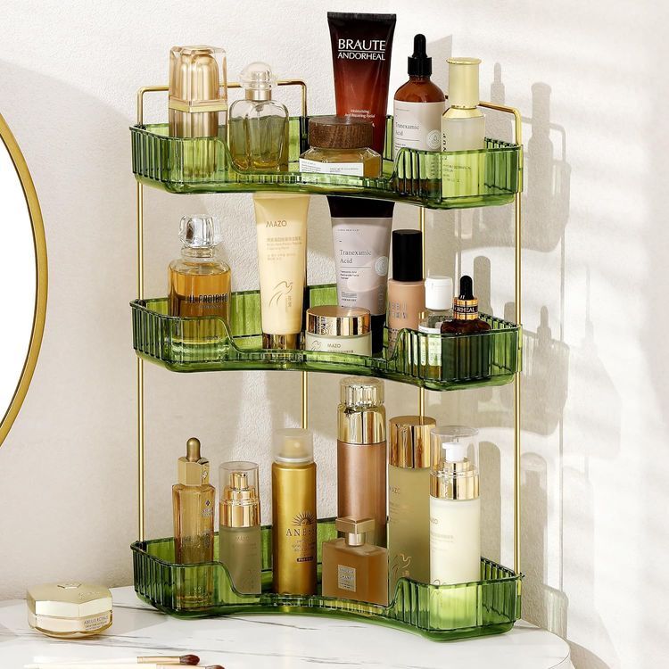 No. 3 - Weidace Corner Bathroom Counter Organizer - 1