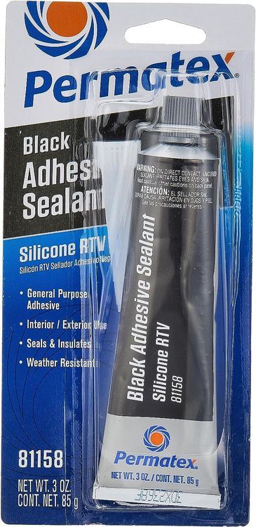 No. 1 - Permatex 81158 Black Silicone Adhesive Sealant - 2