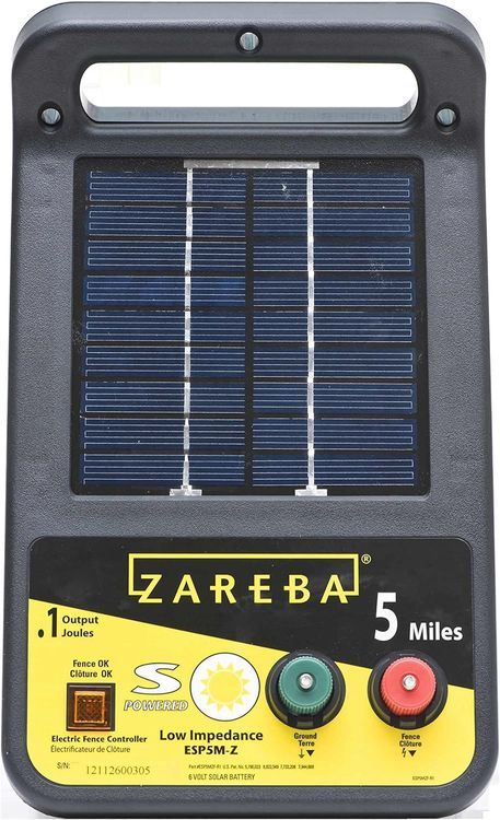 No. 10 - Zareba 5 Mile Solar Low Impedance Fence Charger - 1