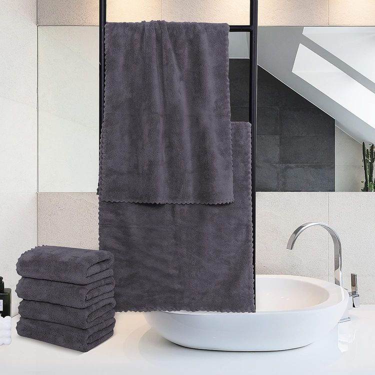 No. 8 - MOONQUEEN 6 Pack Premium Hand Towels - 3