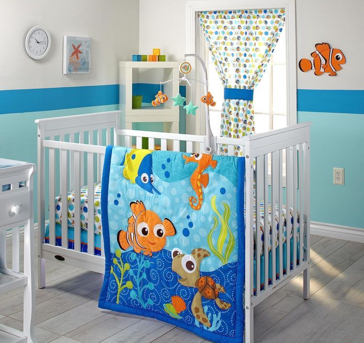 No. 9 - Disney Baby Nemo Crib Bedding Set - 1