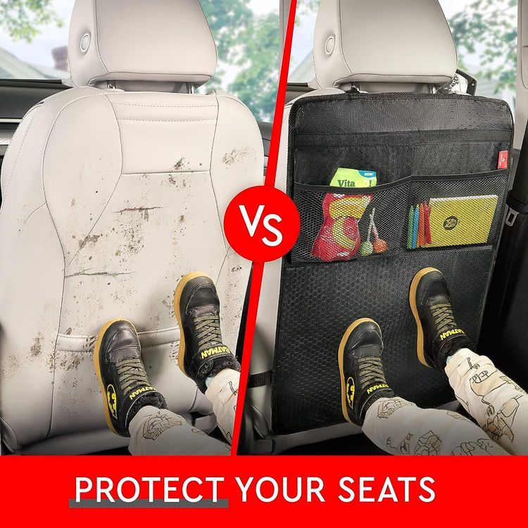 No. 7 - Helteko Back Seat Protector for Car - 3